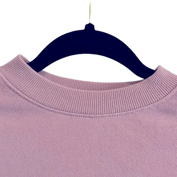 Urban Nation Lavender Life Blooms Graphic Crew Neck Sweatshirt - Picture 5 of 12